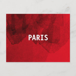Cool Inspiration of Paris Modern Graphic Design Postcard