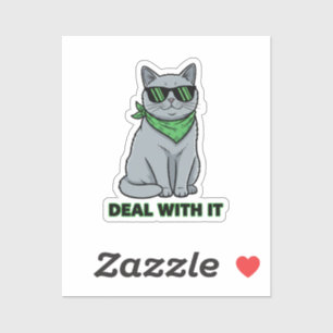 Cool Irish Cat With Sunglasses Swag St Patrick