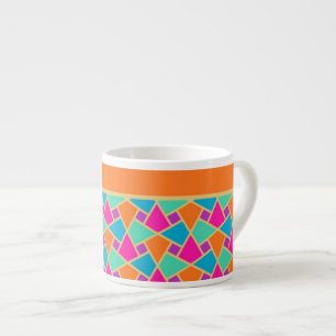 Cool Islamic Pattern and Stripes Espresso Mug
