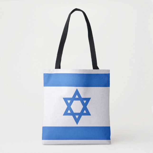 Cool Israel Flag Fashion Tote Bag (Front)