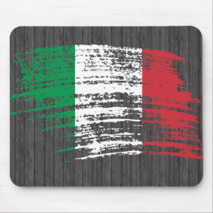 Cool Italian flag design Mouse Mat