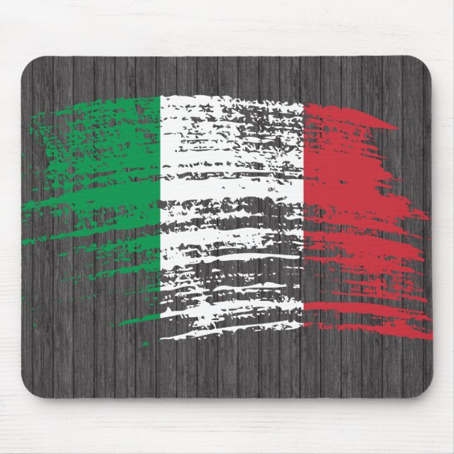 Cool Italian flag design Mouse Mat (Front)