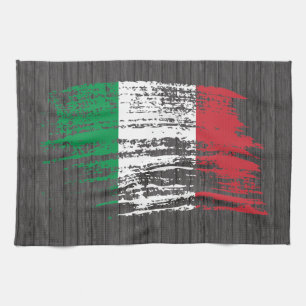 Cool Italian flag design Tea Towel