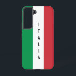Cool Italian flag of Italy Samsung Galaxy S22 Case<br><div class="desc">Cool Italian flag of Italy Samsung Galaxy S22 Case . Make your own personalised phone cover for him or her. Modern typography design with country flag. Cool new protector case with one of a kind printing. Unique Holiday or Birthday gift ideas. Add your own custom name or quote. Tricolore image....</div>