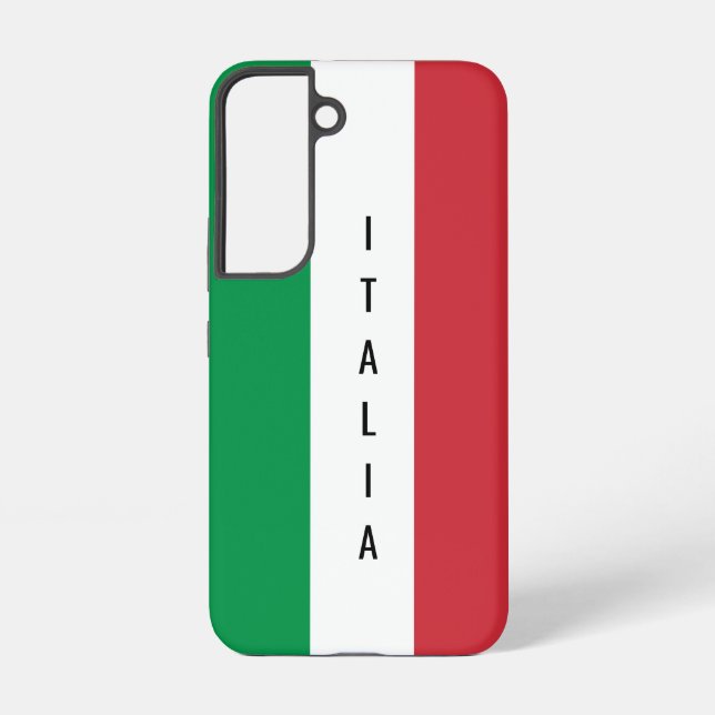 Cool Italian flag of Italy Samsung Galaxy S22 Case (Back)