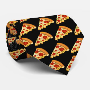 cool Italian pizza tiled pattern Tie