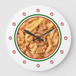 Cool Italian Theme Pasta Novelty Kitchen Clocks