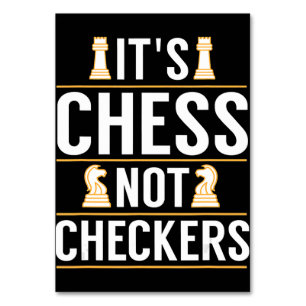 cool its chess not checkers checkers players gift table number