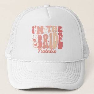 Cool It's Me Hi I'm the Bride Its Me Personalized Trucker Hat