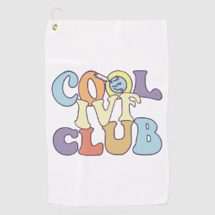Cool IVF Club IVF Mum Dad Transfer Day Surrogate Golf Towel