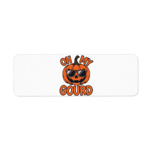 Cool Jack O Lantern with Sunglasses - Oh My Gourd