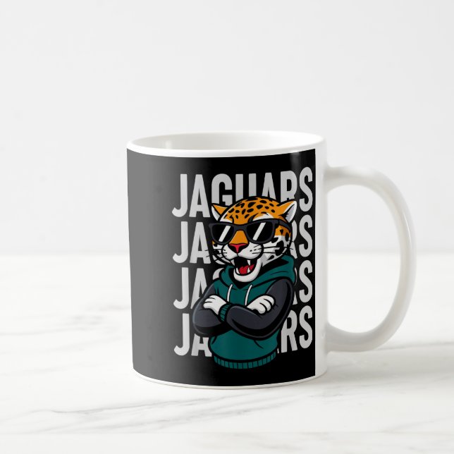 Cool Jaguar Gift For Men Women Boys Girls Kids  Coffee Mug (Right)