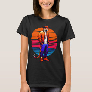 Cool Jaguar Modern Urban Style Sunset Retro Art T-Shirt