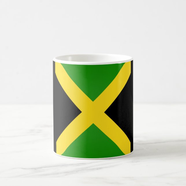 Cool Jamaican Flag Coffee Mug (Center)