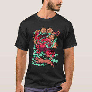 Cool Japanese Oni Ogre Demon Kuniyoshi Monster Uki T-Shirt