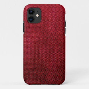 Cool japanese oriental cherry red fish scale iPhone 11 case