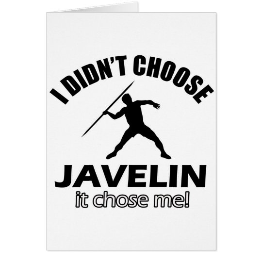 Cool Javelin designs Card