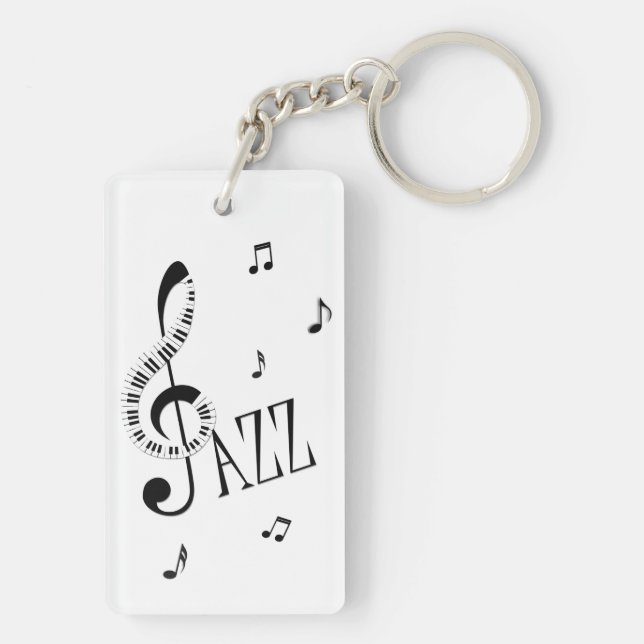 Cool Jazz Key Ring (Back)