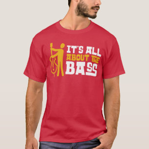 Cool Jazz Lovers Upright Bass Player design funny T-Shirt