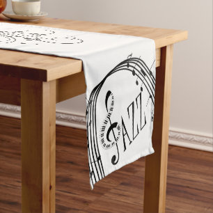Cool Jazz Music Medium Table Runner