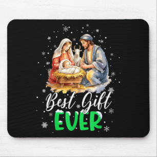 Cool Jesus Nativity Scene Christian Ever Christmas Mouse Mat