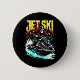 Cool Jet Ski 6 Cm Round Badge