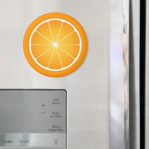 Cool Juicy Orange fruit slice Magnet