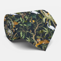 cool jungle animal tiled pattern tiger