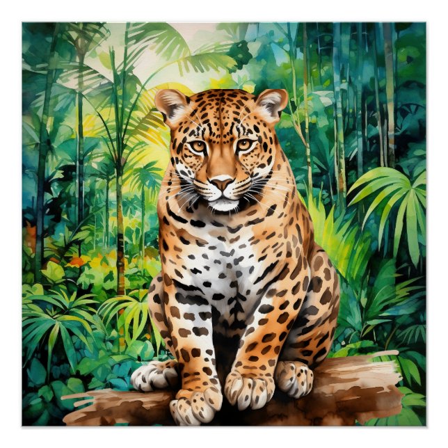 Cool jungle leopard lovers  poster (Front)