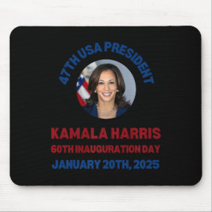 Cool Kamala Harris 2024 Inauguration Day Souvenir Mouse Mat