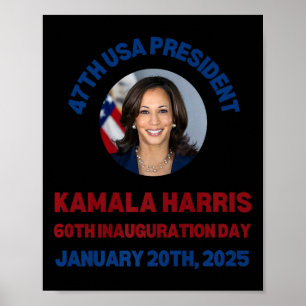 Cool Kamala Harris 2024 Inauguration Day Souvenir Poster