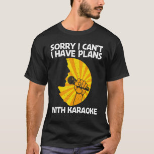 Cool Karaoke For Men Women Singer Karaoke Machine T-Shirt