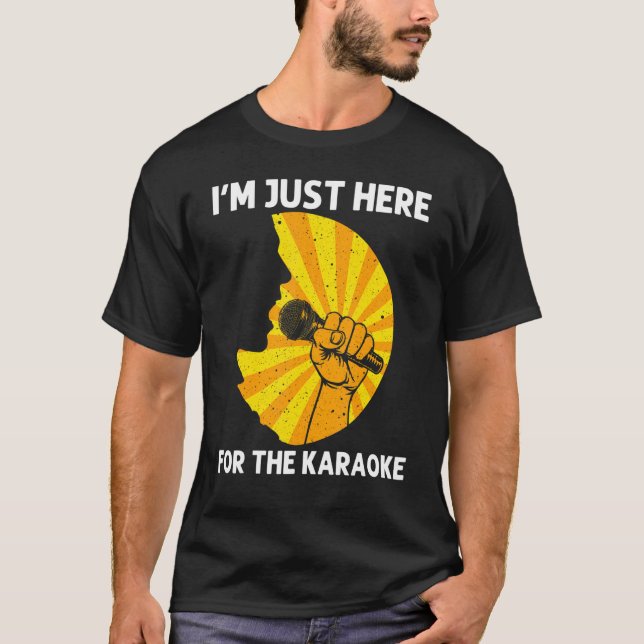 Cool Karaoke For Men Women Singer Karaoke Machine  T-Shirt (Front)