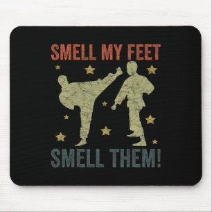 Cool Karate For Boys Girls Funny Smell My Feet Kar Mouse Mat