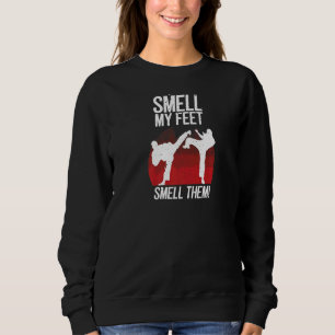 Cool Karate For Boys Girls My Feet Karate Sweatshirt