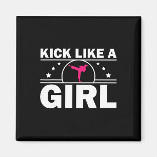 Cool Karate Gift Kickboxing Karate Lover Taekwondo Magnet
