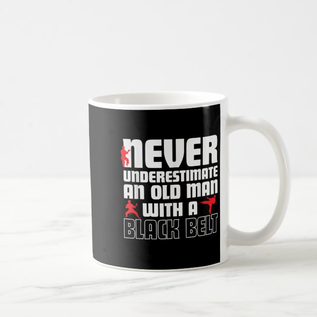 Cool Karate Humor Shirt For Men. Funny Martial Art Coffee Mug (Right)