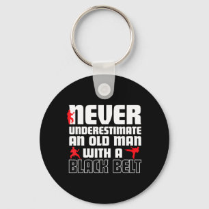 Cool Karate Humour for Men Funny Martial Arts Gift Key Ring