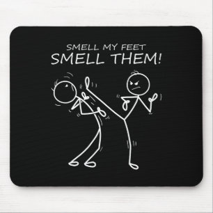Cool Karate Smell My Feet Smell Them Funny Karate Mouse Mat