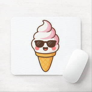 Cool Kawaii Ice Cream Mouse Mat