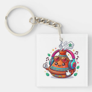 Cool Kawaii Moroccan Tagine Key Ring