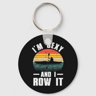 Cool Kayak Art For Men Women Kayaker Rowing Boatin Key Ring