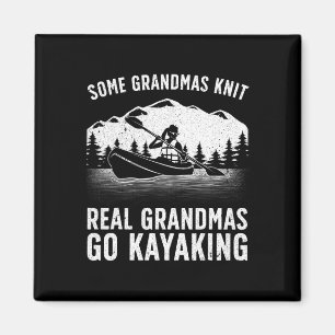 Cool Kayaking For Grandma Mum Kayaker Boating Kaya Magnet