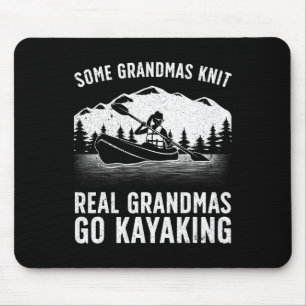 Cool Kayaking For Grandma Mum Kayaker Boating Kaya Mouse Mat