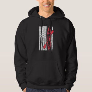 Cool Kayaking For Men Women Kayak Fishing USA Amer Hoodie