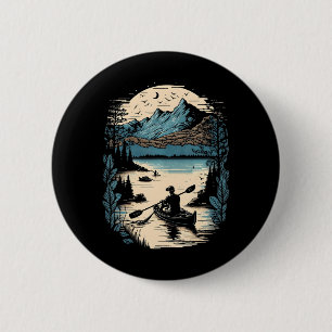 Cool Kayaking Outdoor Unique Kayak Boating 6 Cm Round Badge