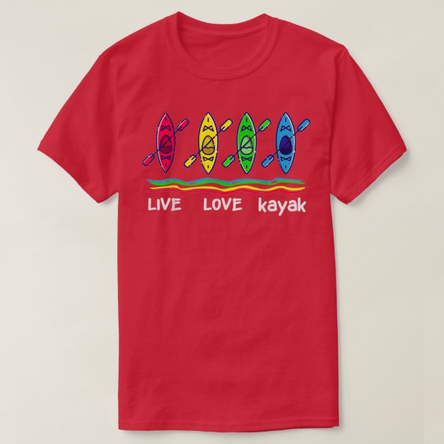 Cool Kayaks For Outdoor Adventure kayaking boating T-Shirt (Design Front)