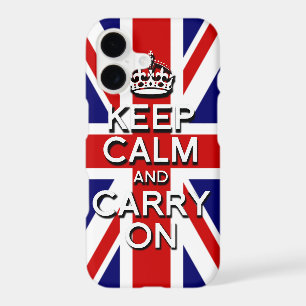 Cool keep Calm and Carry on Union Jack Flag