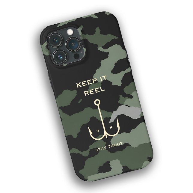 COOL KEEP IT REEL FISHING FATHER'S DAY CAMO Case-Mate iPhone CASE (Creator Uploaded)