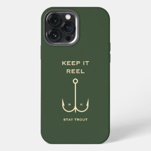 COOL KEEP IT REEL FISHING FATHER'S DAY STAY TROUT iPhone 13 PRO MAX CASE